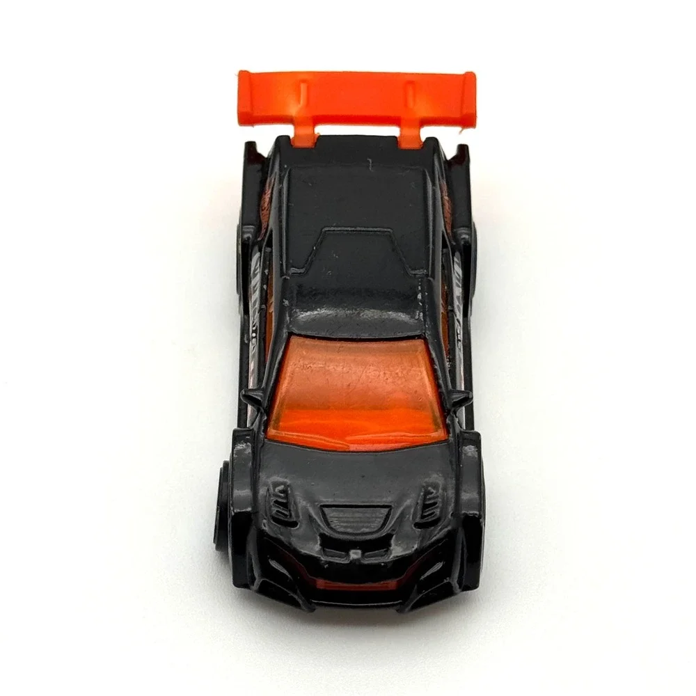 Hot Wheels Black Orange #44 Race‎ Car Stunt Team X1849 Diecast 2012